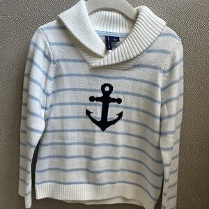JANIE AND JACK NAUTICAL SWEATER LIKE NEW
